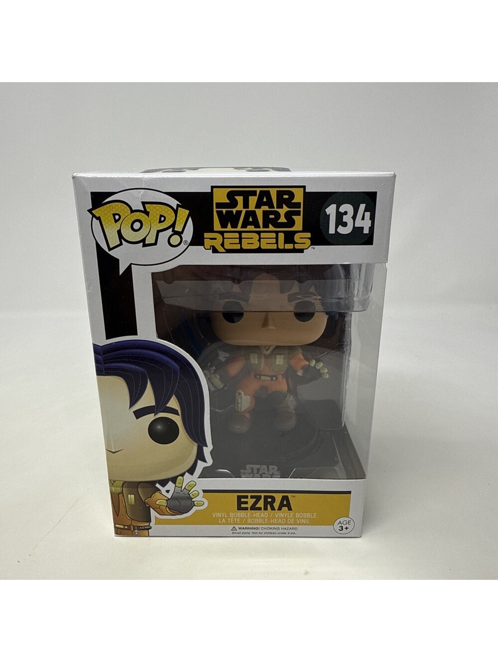 FUNKO POP VINYL STAR WARS REBELS #134 EZRA BRIDGER FIGURE